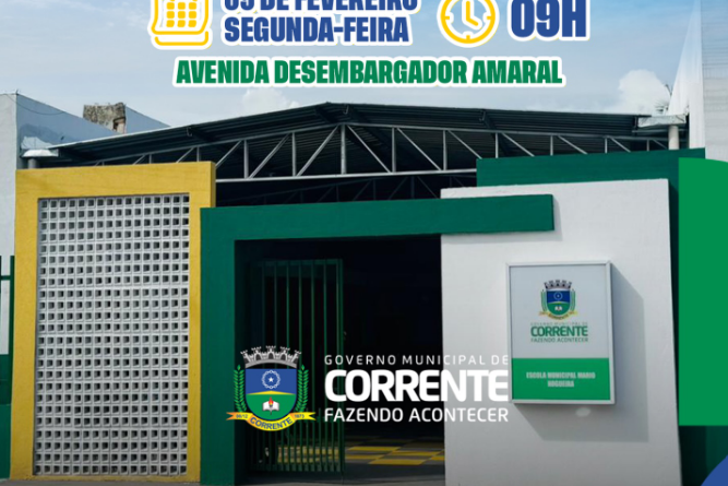 Escola Mário Nogueira é reformada e recebe nova estrutura