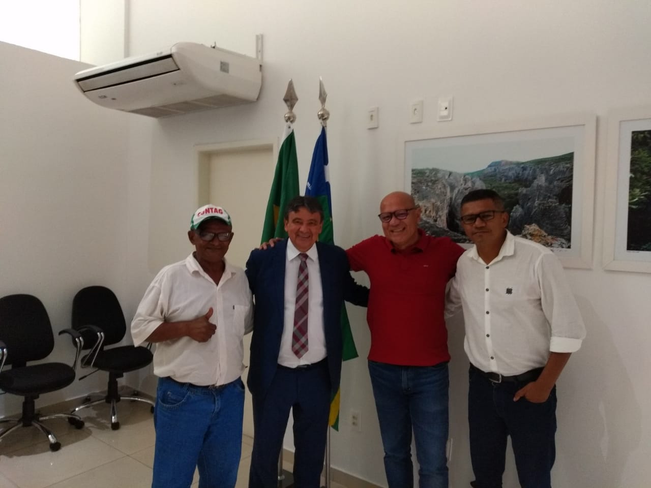 Wellington Dias garante apoio a pré-candidatura de Donizete Matos em Monte Alegre