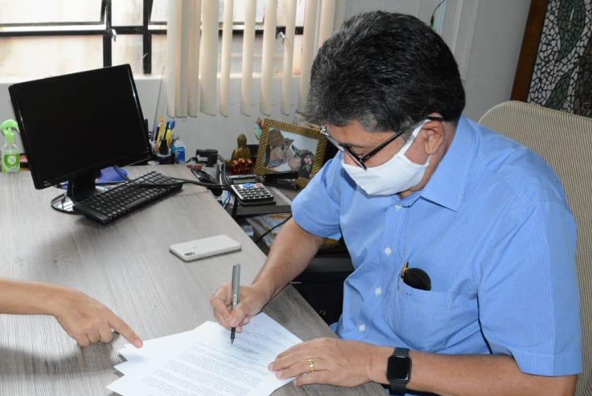 Marcos Elvas envia à Câmara Projeto de Lei que prevê 40% de insalubridade a profissionais da linha de frente de combate à Covid-19