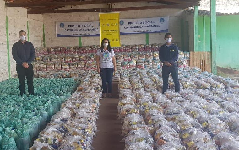 ONG de Cristalândia do Piauí consegue 20 toneladas de alimentos