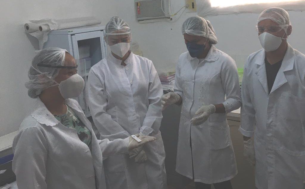 Saúde de Cristino Castro treina profissionais da saúde para realizar testes de Convid-19