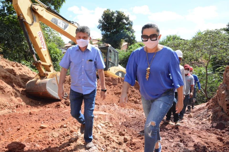 Prefeitura de Bom Jesus inicia construção da “ponte do mico” no centro da cidade