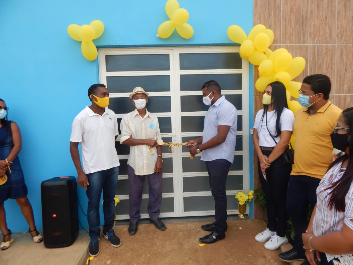 Prefeitura de Cristino Castro inaugura UBS na Lagoa Grande