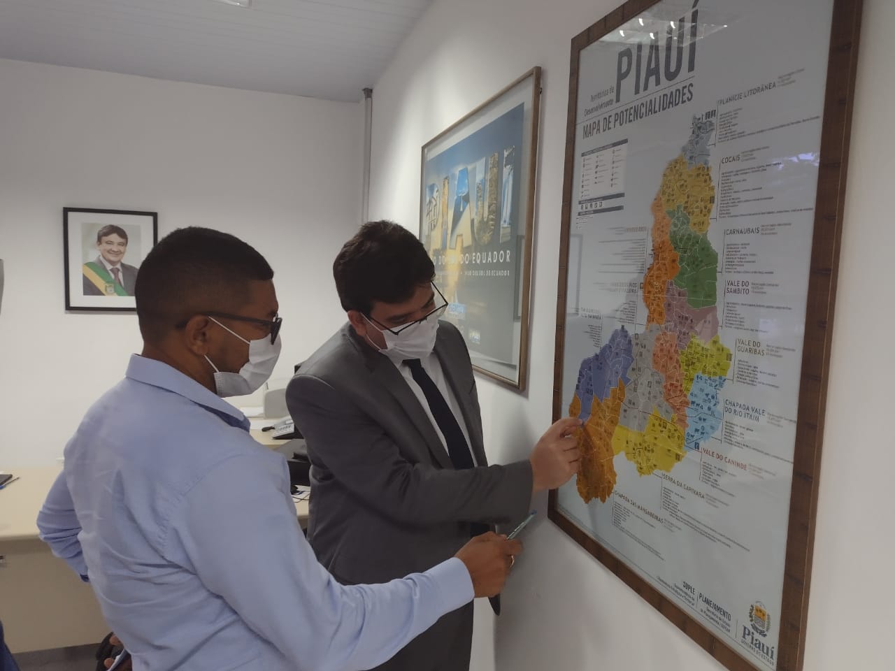 Dijalma Mascarenhas discute com Presidente Nacional de Secretários de Fazenda, Rafael Fonteles, demandas para Monte Alegre