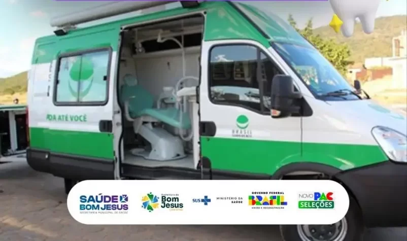Município de Bom Jesus é contemplado com unidade odontológica móvel