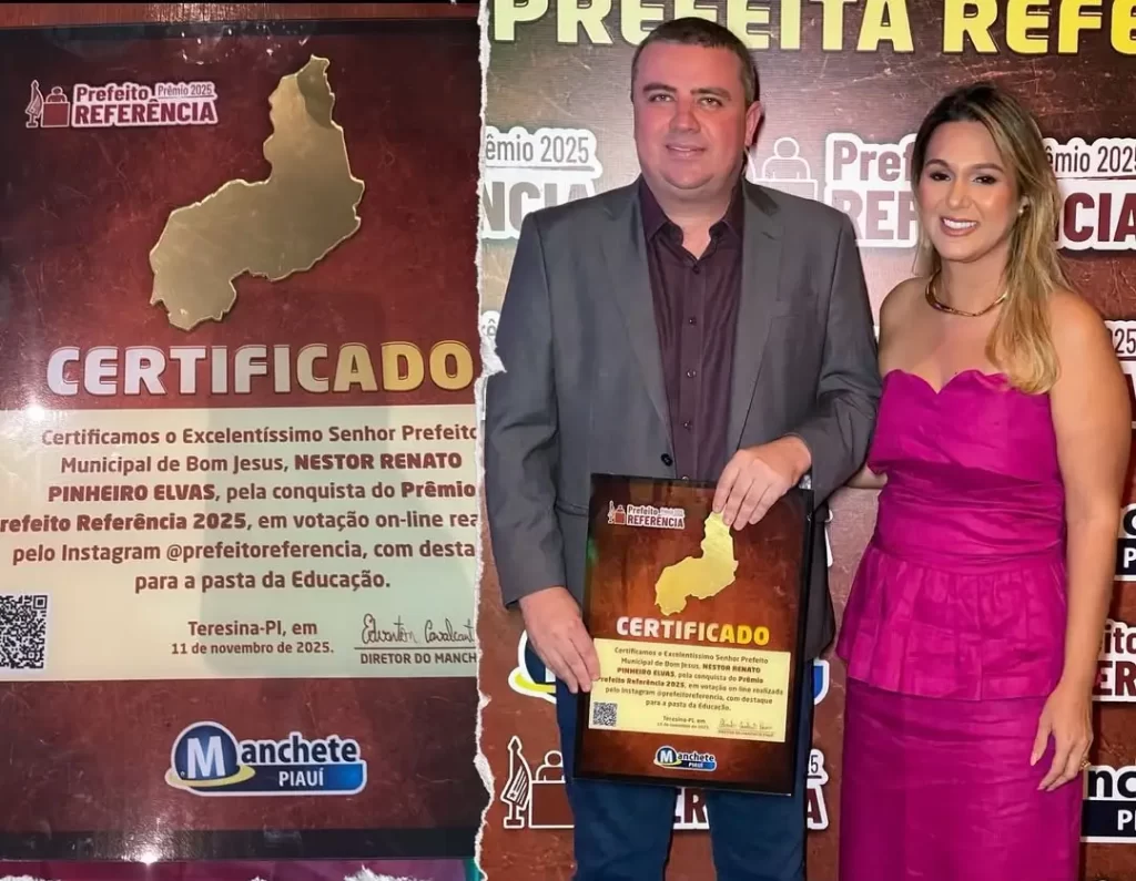 Nestor Elvas é reconhecido com o Prêmio Prefeito Referência 2025