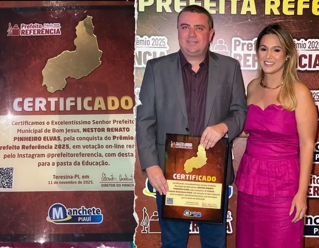 Nestor Elvas é reconhecido com o Prêmio Prefeito Referência 2025