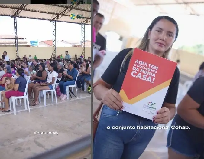 Bom Jesus avança na regularização fundiária com entrega títulos a moradores
