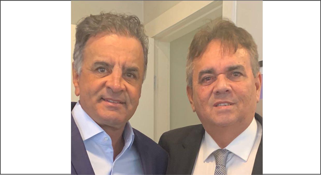 Aécio Neves parabeniza Jorge Lopes por articulação e dá boas-vindas a Cristina no PSDB do Piauí
