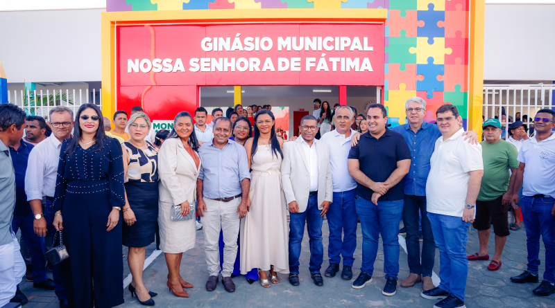 Prefeito Dijalma inaugura novo Ginásio Nossa Senhora de Fátima em Monte Alegre