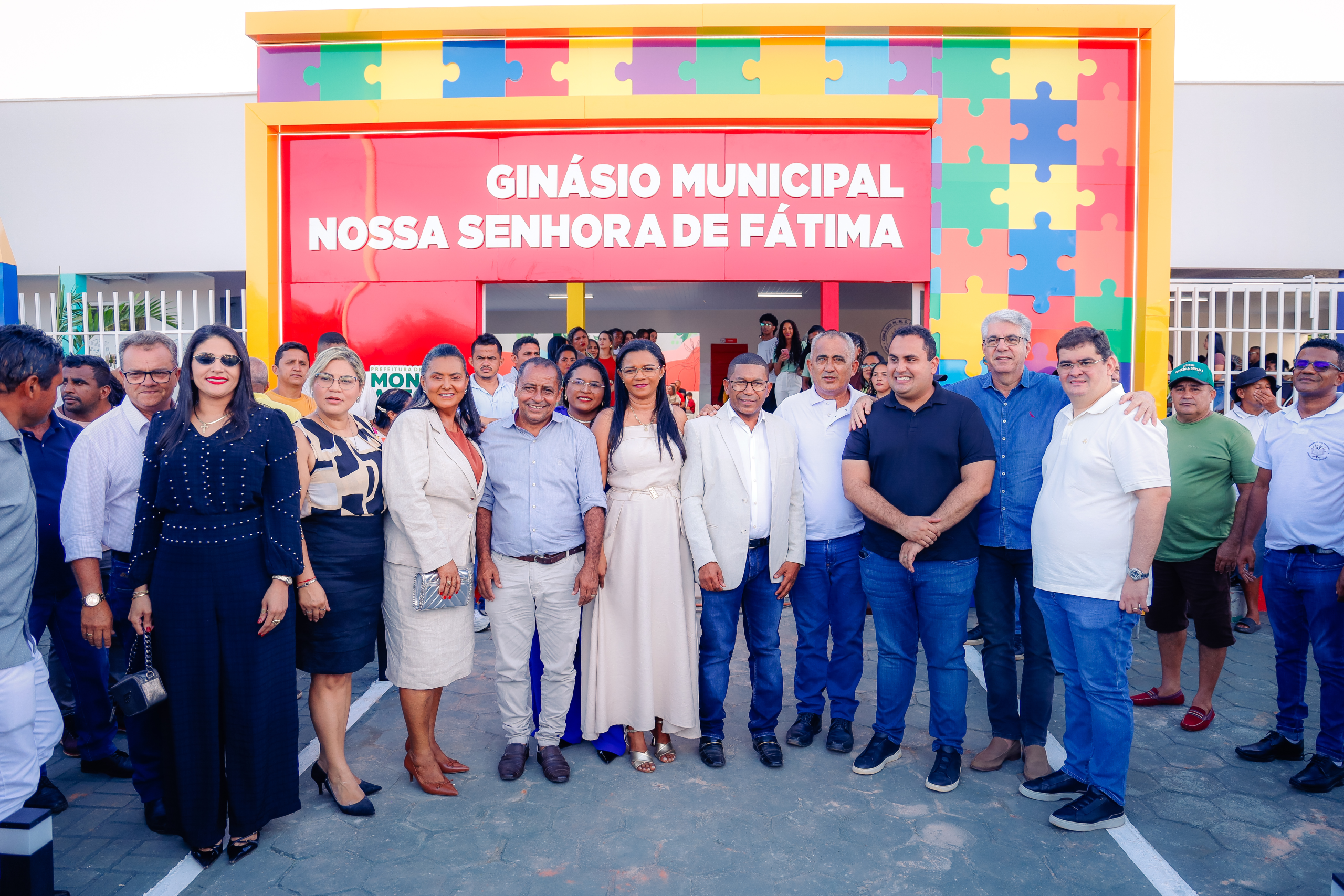 Prefeito Dijalma inaugura novo Ginásio Nossa Senhora de Fátima em Monte Alegre