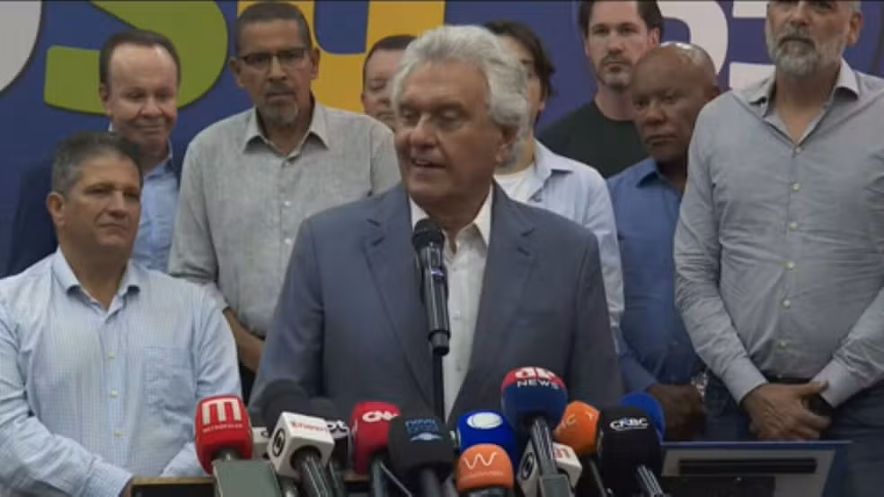 Com promessa de anistia, Caiado é anunciado como pré-candidato do PSD ao Planalto