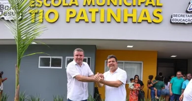 Rafael Fonteles e Nestor Elvas inauguram obras de infraestrutura e nova escola em Bom Jesus