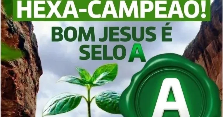 Bom Jesus ganha pela 6ª vez consecutiva o Selo Ambiental Categoria A