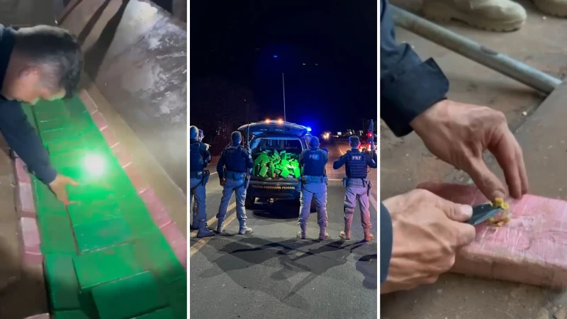 Mais de 400 kg de cocaína são apreendidos em carreta com fundos falsos no Piauí
