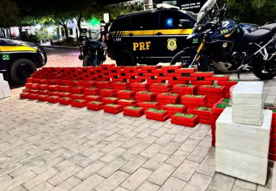 PRF apreende quase meia tonelada de cocaína na BR-135, em Manoel Emídio Sul do Piauí
