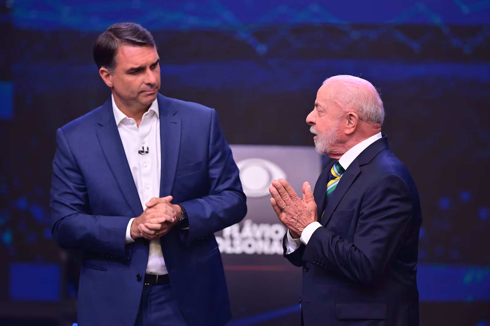 Às vésperas do 2º turno, Flávio tem 52% dos votos válidos, e Lula, 48%, diz Real Time