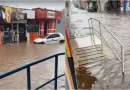 Chuva em Corrente deixa ruas alagadas e acende alerta para novos temporais