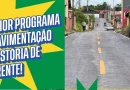 Corrente executa maior programa de pavimentação da história do município
