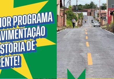 Corrente executa maior programa de pavimentação da história do município